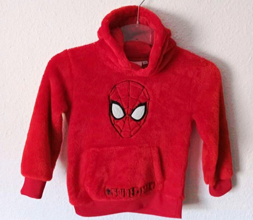 Spider man jungen hoodie rot - spider-man,