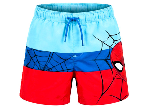 Spiderman badeshort 110 116 - spiderman,