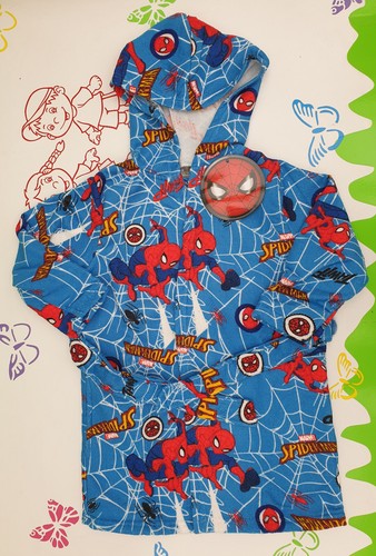 Bademantel spiderman größe - bademantel,