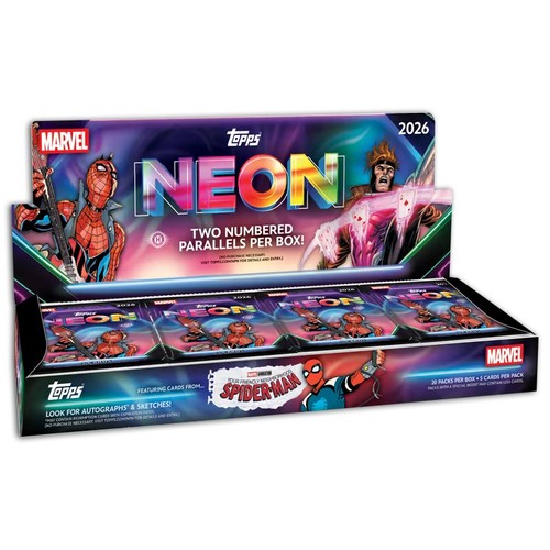 Topps neon marvel trading - neon,
